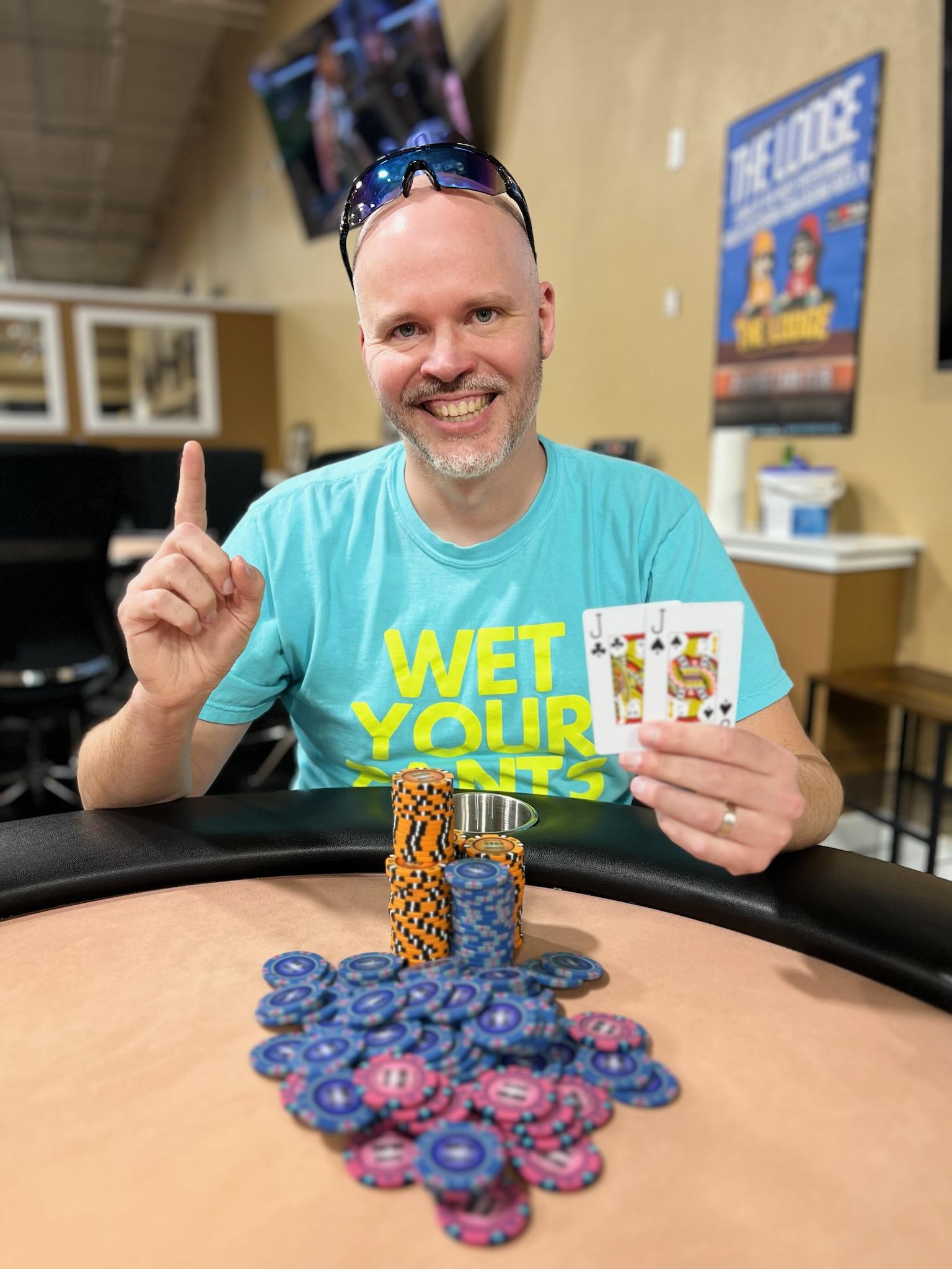 Matt Huggins Poker Tourney Win